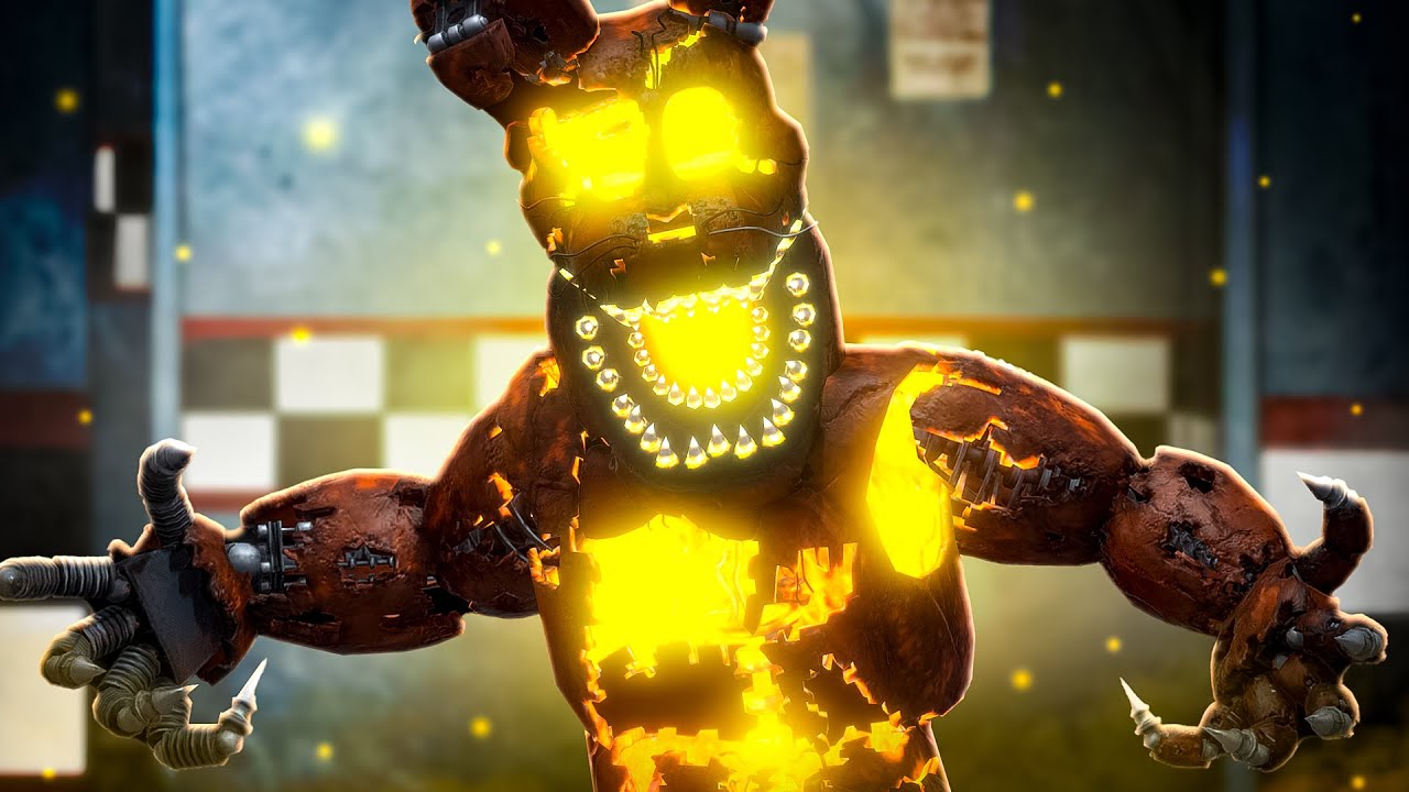Apparently during the first frame of his jumpscare, Jack-O-Bonnie isn't lit  up. Creepy. : r/fivenightsatfreddys