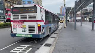 新北客運1191路 往基隆 基隆火車站進站(392-U6)