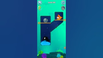 Fish Rescue pull pin puzzle Level 130 walkthrough Solutions Gameplay android Mobile