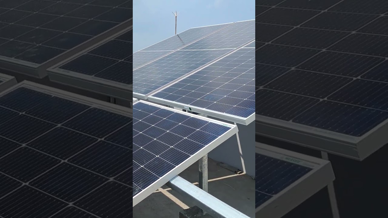 3.3 kw solar  installation  