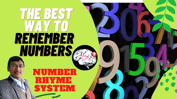 Memory Technique - Number Rhyme System II Remembering numbers II Latest update 2019