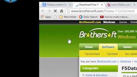 abdella ame mussa-how to free download F5Data Weather Forecast Software