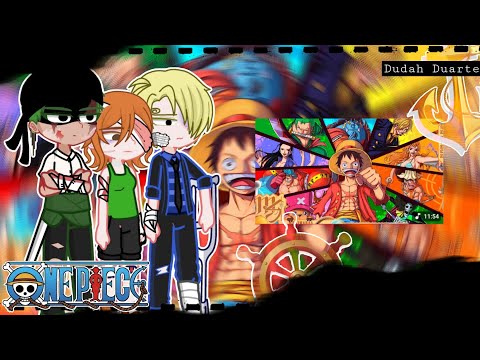 [👒] E se o Luffy não existisse (UA) react ao rap dos Mugiwaras (One Piece) // M4rkim | 40K | GL2 [👒]