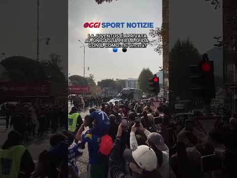 Video Como Juventus: arrivano i bianconeri allo stadio