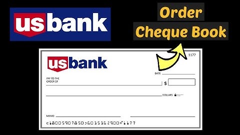 US Bank Order Checks Online | Order Cheques or Deposit Slips U.S. Bank | Order new US checks online