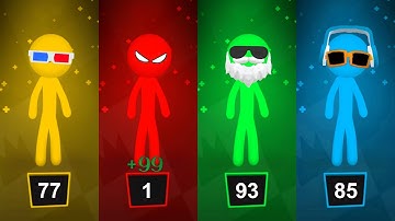Stickman Party – Mini Games Tournament Mode 1 2 3 4 Players Walkthrough Part 102 (Android, iOS)