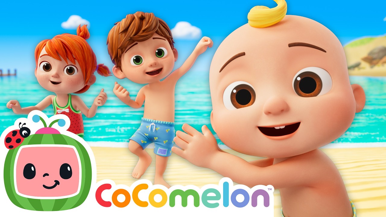 Clap Along with JJ and His Siblings | Beach Boom-Clap | CoComelon Nursery Rhymes & Kids Songs
