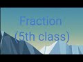 Fraction worksheet with solution 