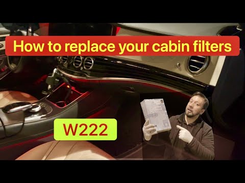 How to replace the cabin filters - Mercedes S550 - W222 | #repairjose