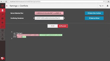 Solving conflicts with Fauxton in CouchDB 2.0