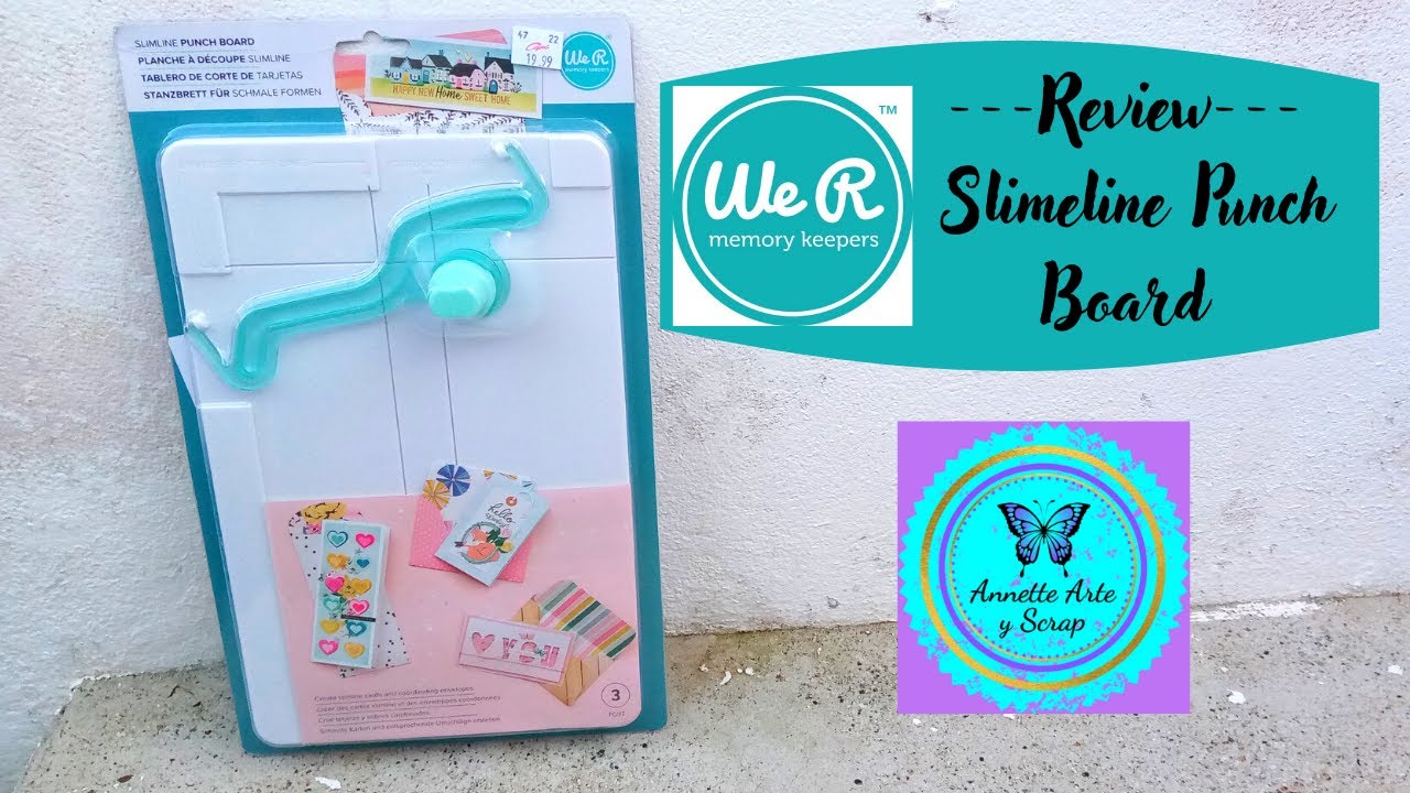 Review- WeR -Slimeline Punch board