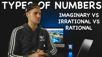 QMS 110 Midterm Review (TMU) - Types of Numbers (imaginary, rational, irrational)