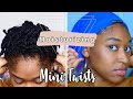 Moisturizing Mini Twists + Simple Hairstyle | Quarantine Protective Styling