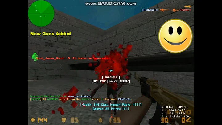 Counter Strike 1.6 Zombie Plague [VIP-menu+Admin-menu+fdl+fastap]