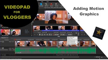 Adding Motion Graphics and Animations to Your Vlog Videos in VideoPad