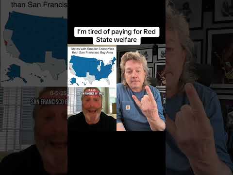 I’m tired of paying for RED STATE WELFARE  #duet #welfare #redstates #subsidies #taxes #maga #trump