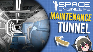 3 Types of Ship Maintenance Tunnels, Pros & Cons, Space Engineers Survival Ship Design Tutorial