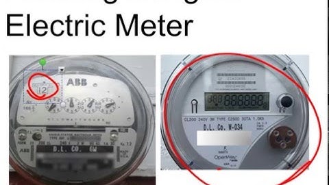 Reading a Digital Electric Meter & Calculate Usage and Cost