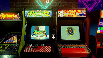 New Retro Arcade With Attract Screens