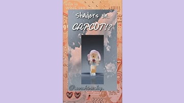 𝙷𝙾𝚆 𝚃𝙾 𝙶𝙴𝚃 𝙷𝙸𝙶𝙷 𝚀𝚄𝙰𝙻𝙸𝚃𝚈 𝚂𝙷𝙰𝙳𝙴𝚁𝚂 𝙾𝙽 𝙲𝙰𝙿𝙲𝚄𝚃! @𝚜𝚞𝚗𝚜𝚑𝚒𝚗𝚎𝚜𝚔𝚢. #shaders #roblox #viralvideo #tutorial