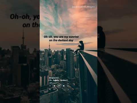 Oh Oh You Are My Sunrise On The Darkest Day 