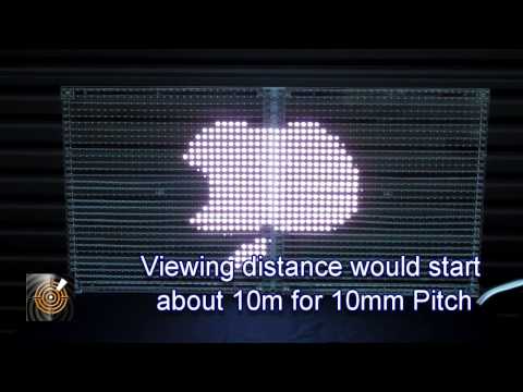 ICE LEDGLass Screen Installation Animation