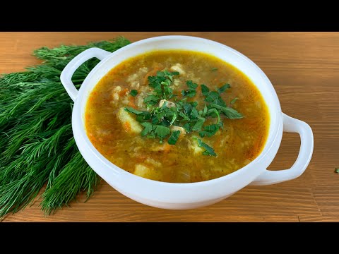 Видео рецепт Суп рисовый