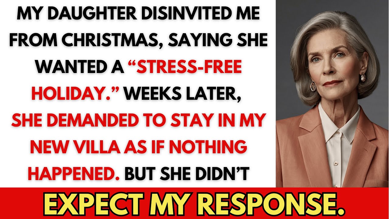 Моя дочь сначала запретила мне приезжать на Рождество, а потом потребовала остаться в моей новой ...