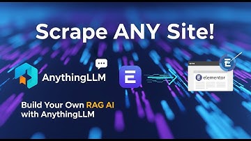 AnythingLLM Tutorial: Scrape & Chat with ANY Website! (Elementor RAG Demo)