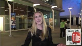 Spencer Locke talks about her stalker after she saw a movie at ArcLight Theatre in Hollywood