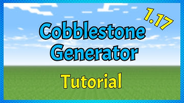 Minecraft Bedrock 1.17 Automatic Cobblestone Generator