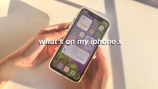 whats&#39;s on my iphone x 2021 ~ aesthetic vlog ~