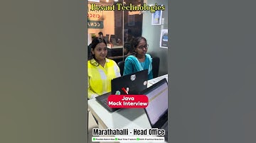#java Mock Interview | "Besant Technologies Marathahalli (Head Office)"✨