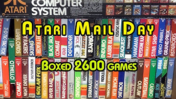 Mail Day - HUGE Box of Atari 2600 Boxes - Over 90!!