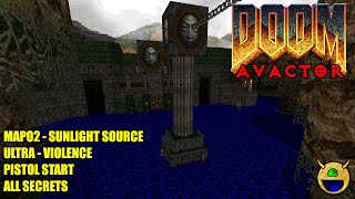 Doom 2 Avactor - MAP02 Sunlight Source - All Secrets No Commentary