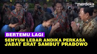 Prabowo dan Andika Perkasa Bertemu Lagi, Wajah Istri Eks Panglima TNI Berseri seri