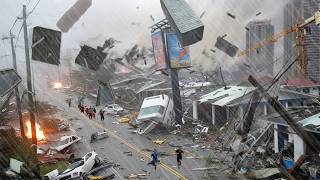Argentina NOW! Chaos in Córdoba! A doomsday storm rips roofs off houses
