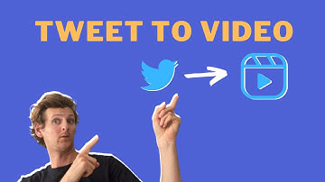Tweet to Video - Automatically Generate a Video from a Tweet or Twitter Thread Online