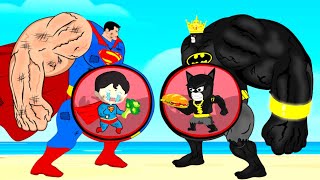 Evolution of HULK-BATMAN Rich Pregnant Vs SUPER-MAN Poor Pregnant: Who Is The King Of Super Heroes ?