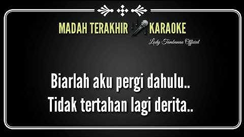 Madah Terakhir_@Lodi tambunan Official_Karaoke