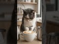 Barista Miming Cat at Work  #funny#catlovers