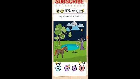 Brain Test Level 160 || Horsy wishes to be a unicorn Walkthrough