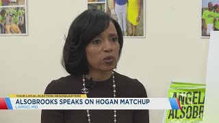 Angela Alsobrooks speaks on Hogan matchup