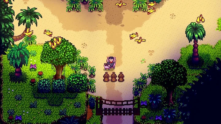 Paying Joja Bird to unlock all Golden Walnuts on Ginger Island - Stardew Valley 1.6