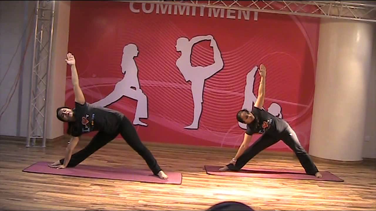 Pilates and More Women's Health Club Kuwait presents Hatha yoga YouTube