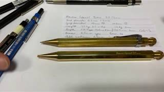 Brass! Kaweco Special Brass in 0.5mm and 2mm