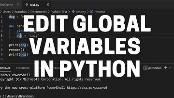 How to Edit Global Variables in a Python Function - Python Global Keyword Tutorial