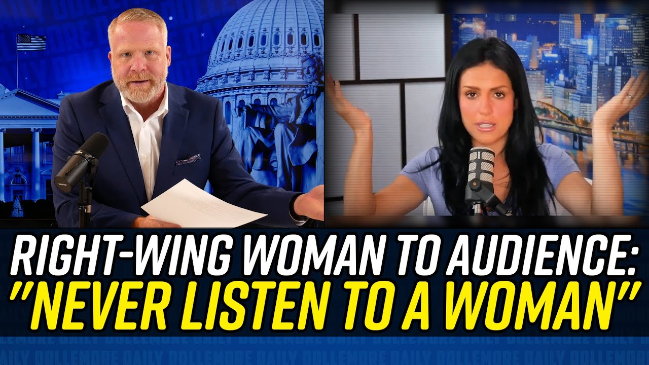 Right-Wing Woman Repeats Republican Narrative that WOMEN ARE STUPID & SHOULDN'T BE LISTENED TO!!!