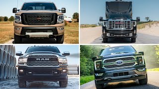 Top 5 most luxurious pick up trucks (The Big 5) 2024 toyota tundra, 2024 gmc sierra, 2024 ram 1500!