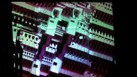 My first attempt at 3d projection mapping.